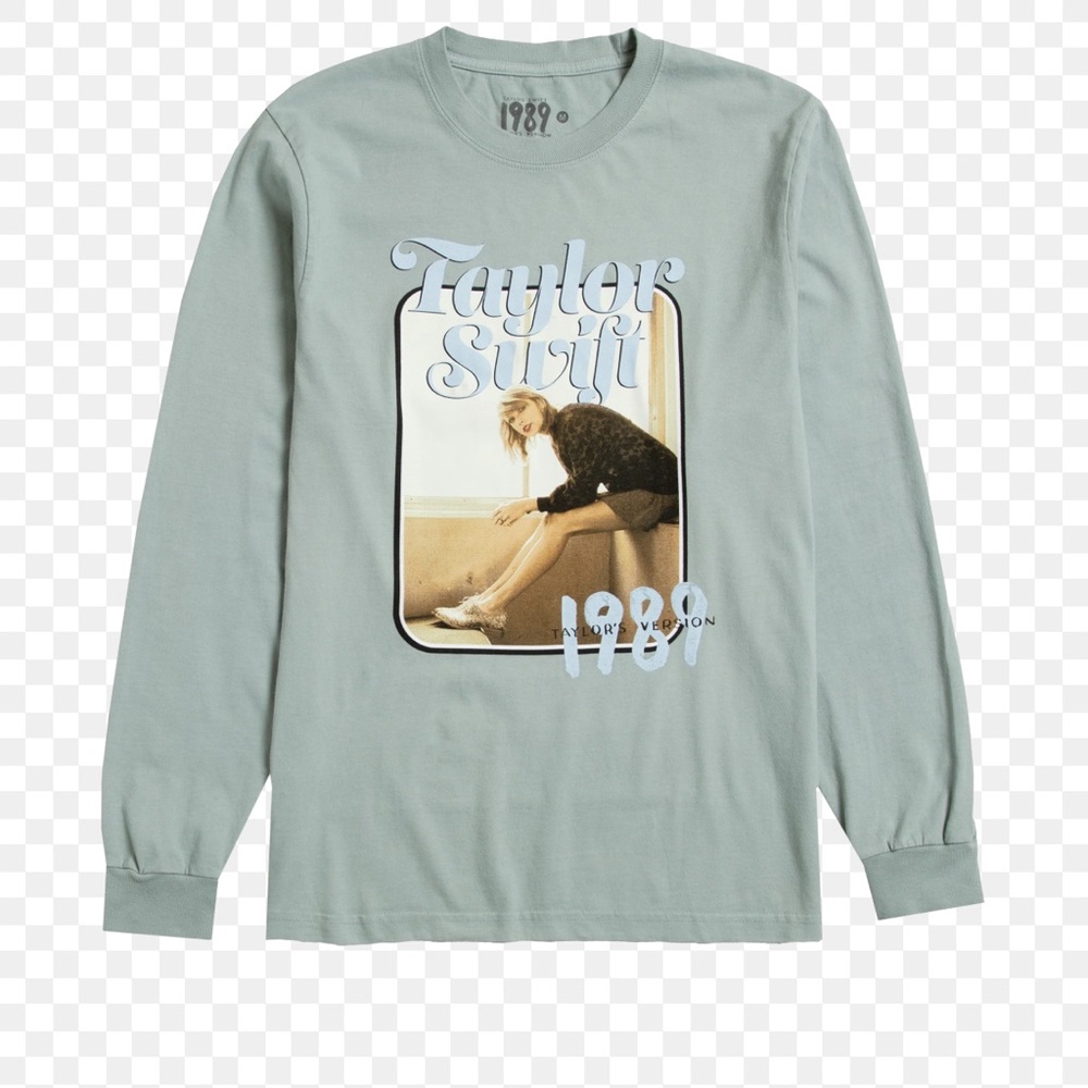 Green Taylor Swift 1989 Long Sleeve tee